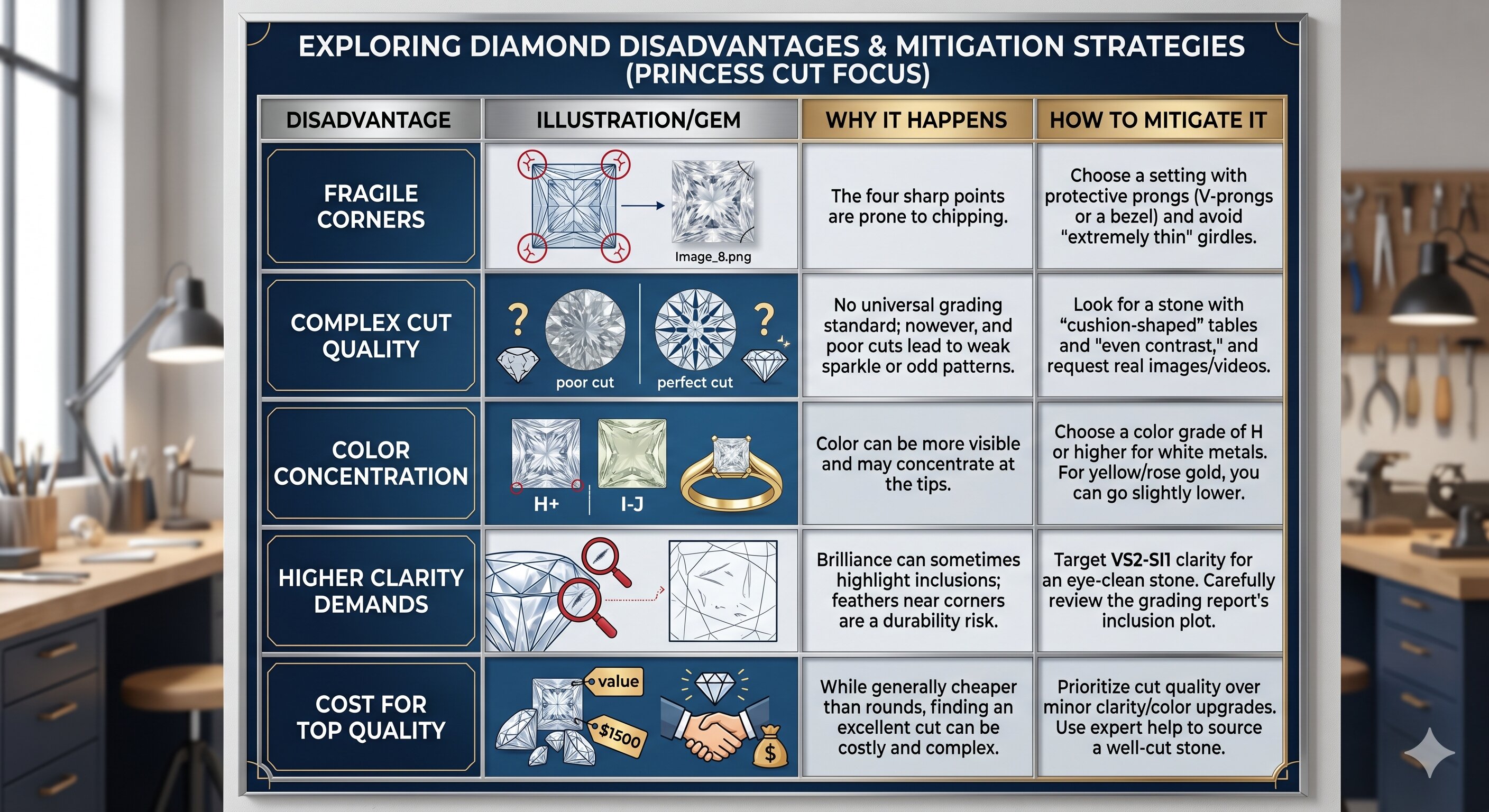 exploring diamond disadvantages
